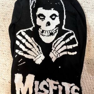 Iron Fist Black and White Graphic Sweater